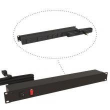 Hammond Manufacturing 1583H6B1BK - 19" RACK MOUNT, 6 REC ON REAR