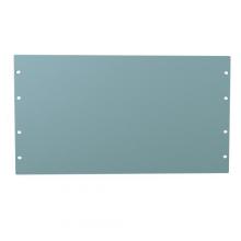 Hammond Manufacturing PBPA19010GY2 - 6U FLAT ALUMINUM RACK PANEL