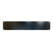 Hammond Manufacturing PBPS19003BK2 - 2U FLAT STEEL RACK PANEL