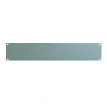 Hammond Manufacturing PBPS19003GY2 - 2U FLAT STEEL RACK PANEL
