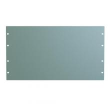 Hammond Manufacturing PBPS19010GY2 - 6U FLAT STEEL RACK PANEL