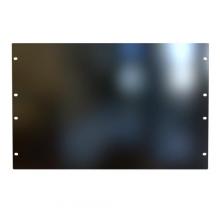 Hammond Manufacturing PBPS19012BK2 - 7U FLAT STEEL RACK PANEL