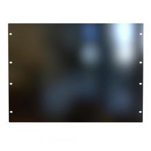 Hammond Manufacturing PBPS19014BK2 - 8U FLAT STEEL RACK PANEL