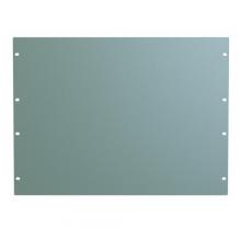 Hammond Manufacturing PBPS19014GY2 - 8U FLAT STEEL RACK PANEL