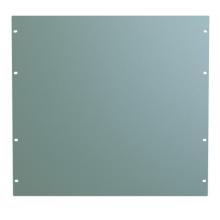 Hammond Manufacturing PBPS19017GY2 - 10U FLAT STEEL RACK PANEL