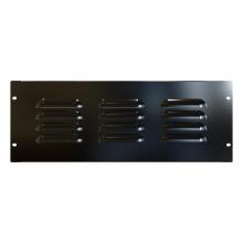 Hammond Manufacturing PVLL19007BK2 - 4U LOUVRED VENTED PANEL