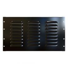 Hammond Manufacturing PVLL19010BK2 - 6U LOUVRED VENTED PANEL