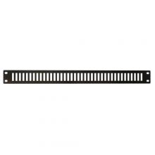 Hammond Manufacturing PVSA19001BK2 - 1U SLOTTED ALUM VENTED PANEL