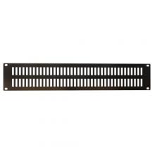 Hammond Manufacturing PVSA19003BK2 - 2U SLOTTED VENTED ALUM PANEL