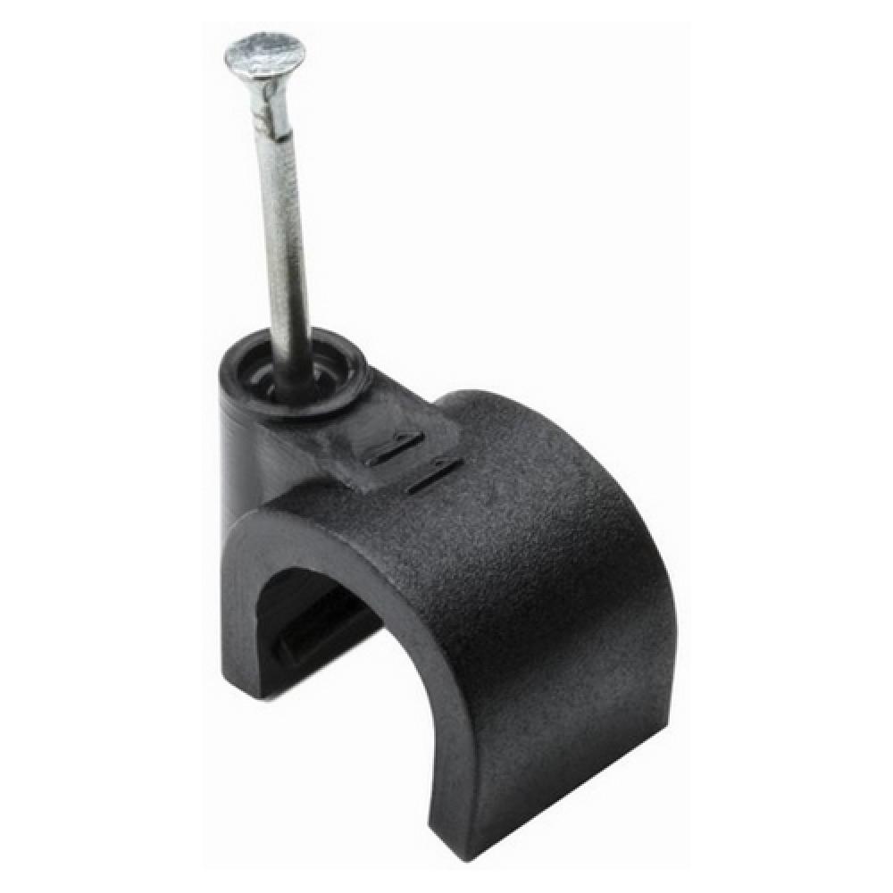 Nail Clip, .43&#34;, PP,ST, BK, 100/pkg