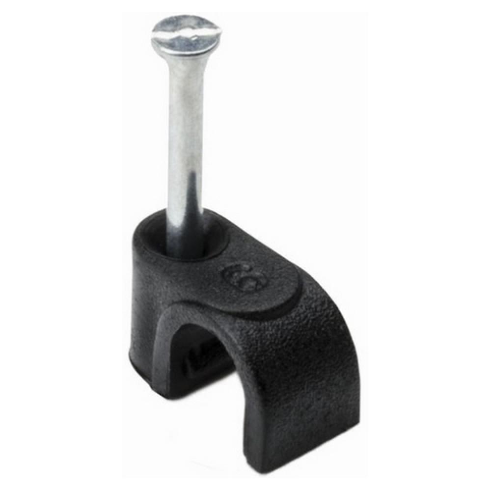Nail Clip, .2&#34;, PP,ST, BK, 100/pkg