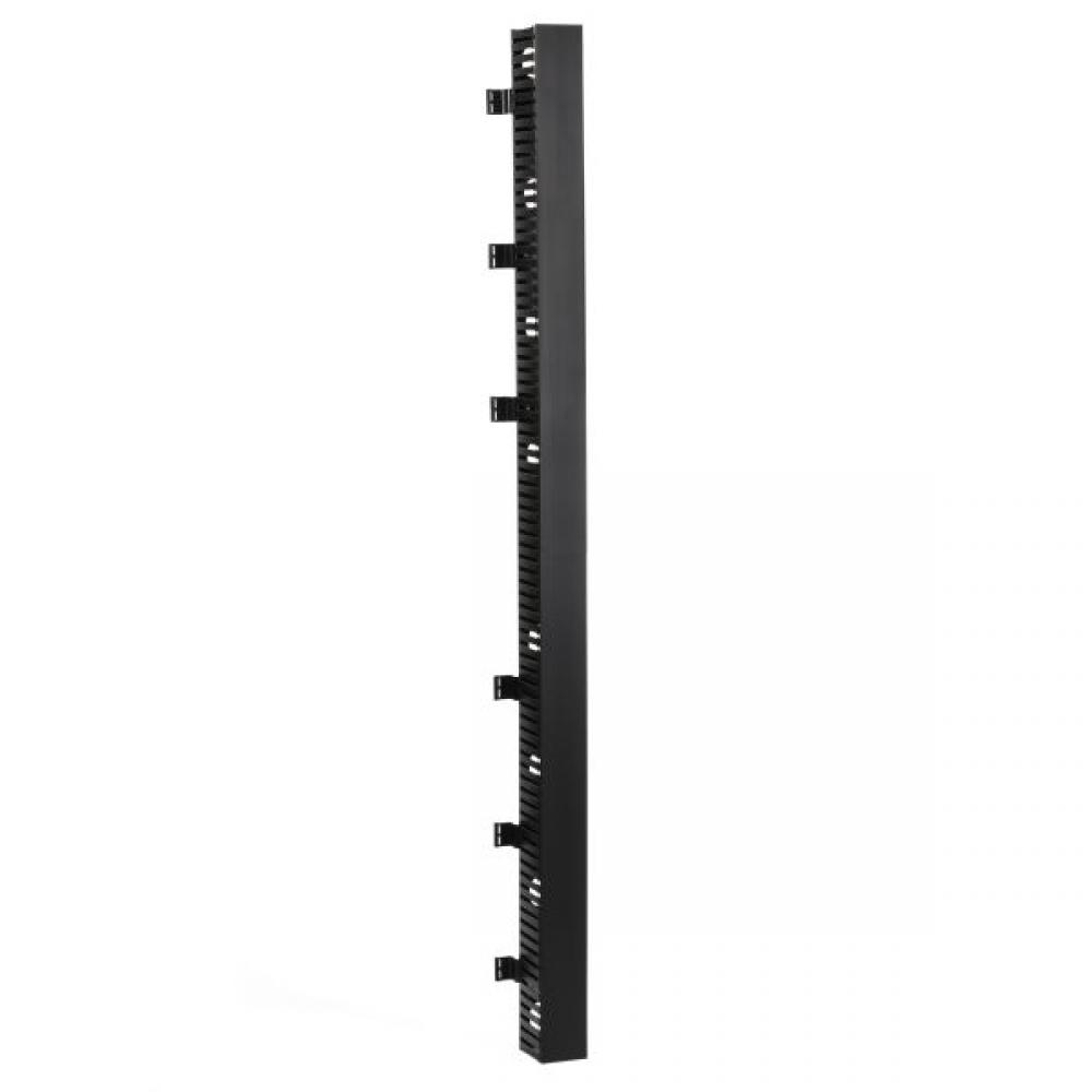 83&#34; sngl-side,side mnt wire mngr w/hinge