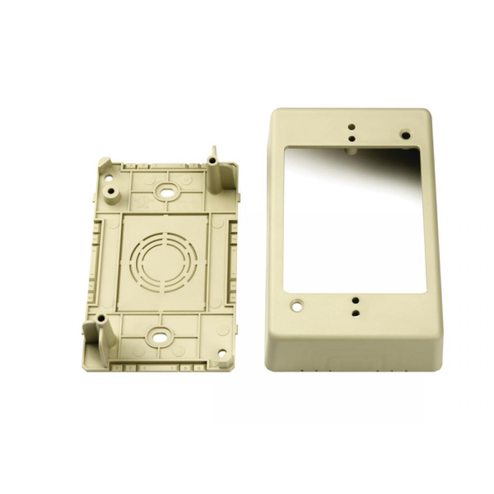 sngl gang junction box, 1-1/4&#34; deep, IV