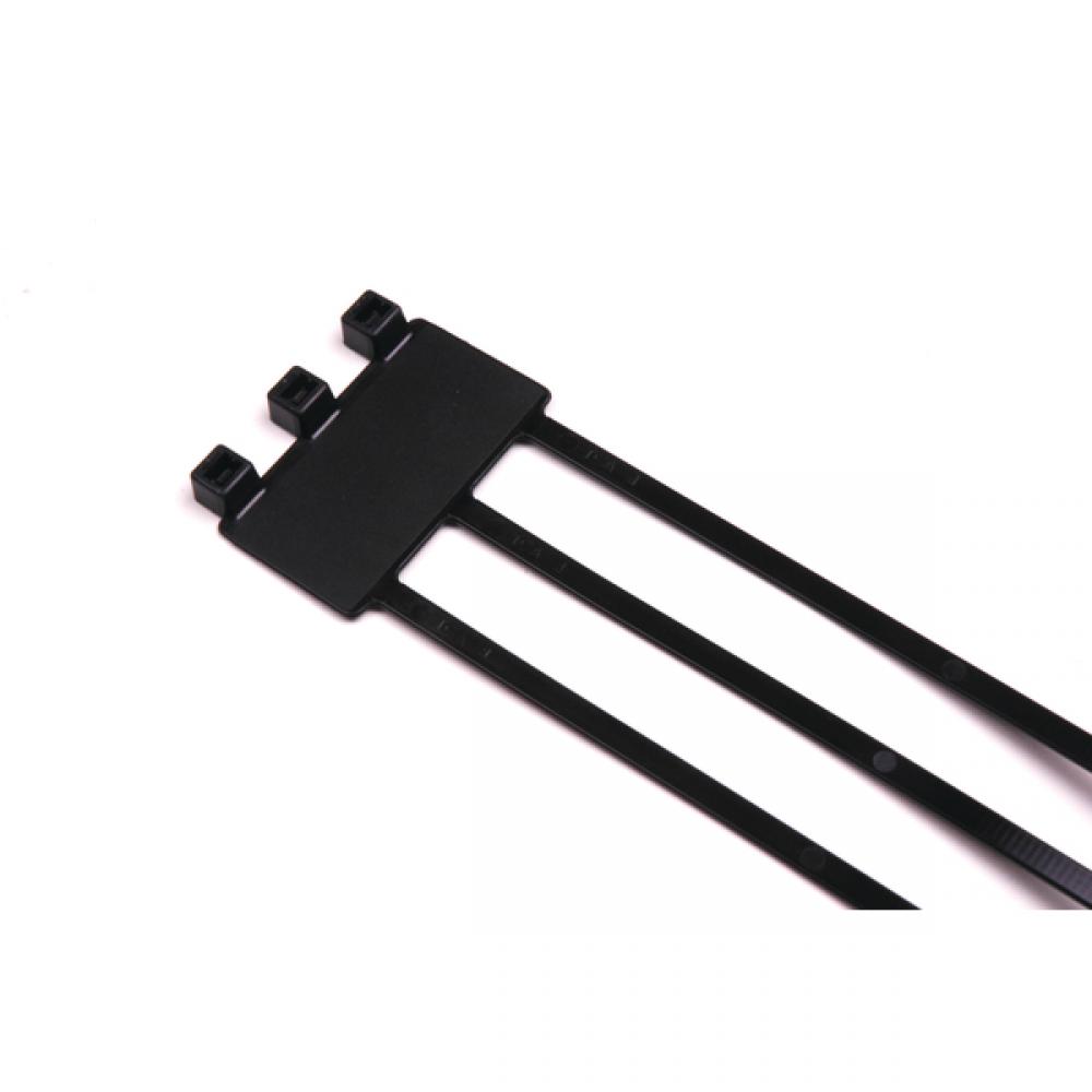 IT50RT BLK TRIPLE ID TIE 8&#34;