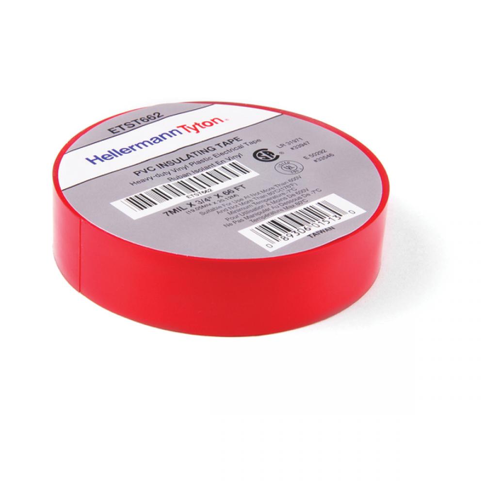 ETST66R 7 MIL X 3/4&#34; RED TAPE