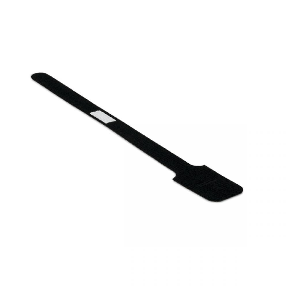 11&#34; BLACK GRIP TIE WITH WHITE WRITE-ON