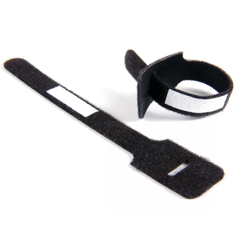 6&#34; BLACK GRIP TIE WITH WHITE WRITE-ON