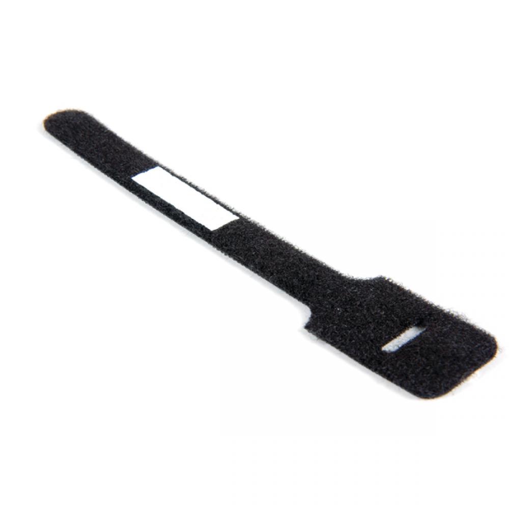 8&#34; BLACK GRIP TIE WITH WHITE WRITE-ON