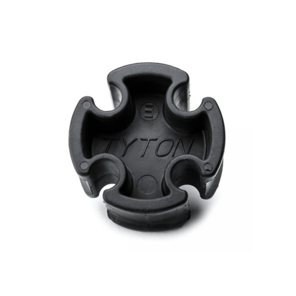 ISOLATOR TPV BLACK .250&#34;