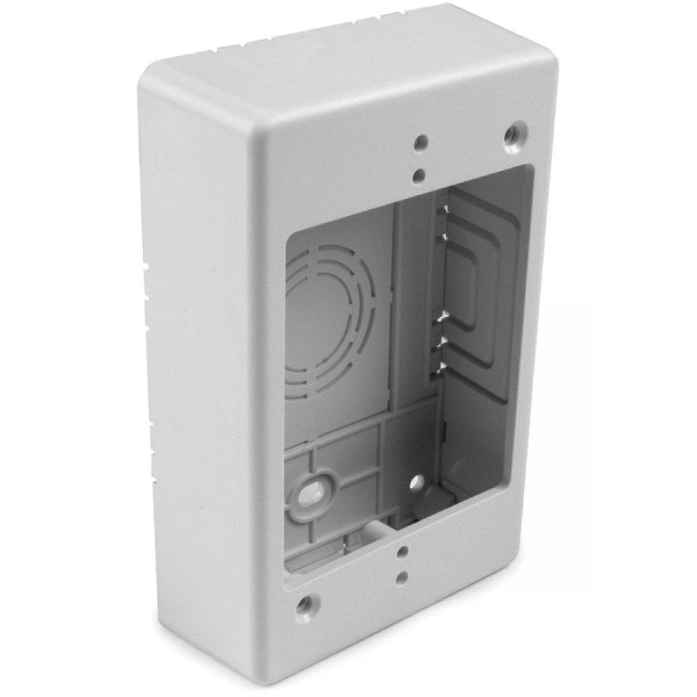 sngl gang junction box - 1-1/4&#34;, WH, TSR