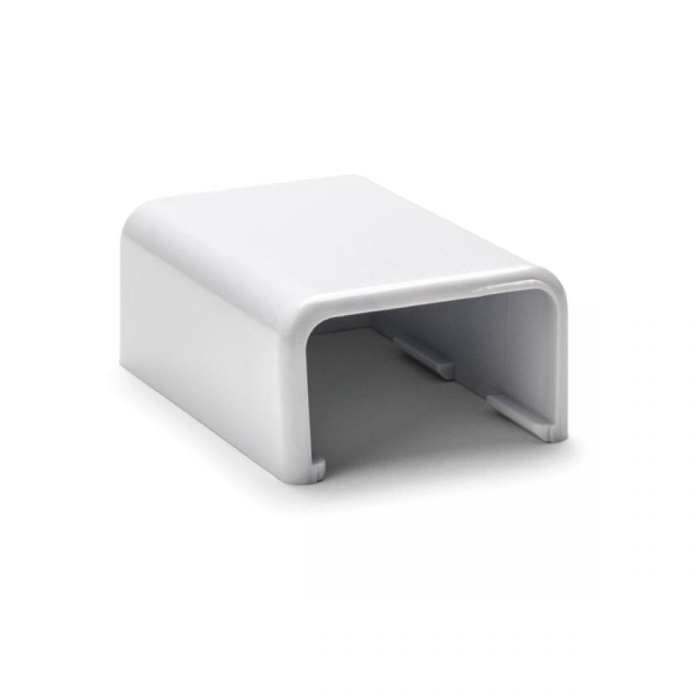 1-1/4&#34; End Cap - Power rated raceway, WH