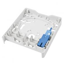 HellermannTyton FWO-L4P-R - FIBER WALL OUTLET, WHITE