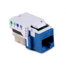 HellermannTyton RJ11FC3-BLU - CAT3 6P6C RJ11 USOC keystone jack BU 1