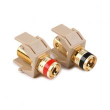 HellermannTyton BANINSERT-I - Banana Jack Module 1 EA of RD&BK Strp,IV