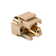 HellermannTyton RJ11FC3-ORN - CAT3-6P6C RJ11 USOC Flush mnt Jack,OG, 1