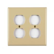 HellermannTyton FPMTRIPLE-FW - Midsize sngl gang 3 port faceplate, OEWH