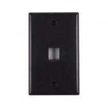 HellermannTyton FPSINGLE-B - std. sngl Gang 1 Port Faceplate - BN