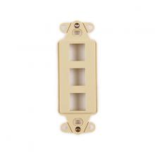HellermannTyton FPRMF3-I - Rectangular 3 port mnting frame - IV