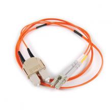 HellermannTyton VFA1LCSCOM2 - LC-SC Duplex OM2 Fiber Assembly, 1M, OG