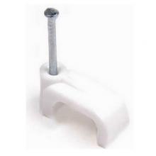 HellermannTyton FC140 - Nail Clip, .55", PP,ST, BK, 100/pkg