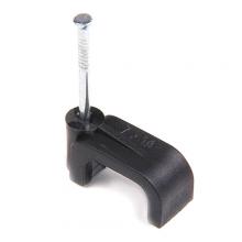 HellermannTyton FC1410 - Nail Clip, .55", PP,ST, WH, 100/pkg