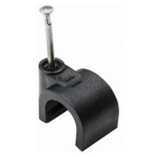 HellermannTyton NC110 - Nail Clip, .43", PP,ST, BK, 100/pkg