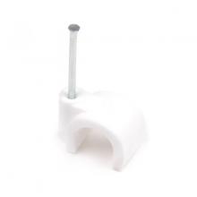 HellermannTyton NC1110 - Nail Clip, .43", PP,ST, WH, 100/pkg