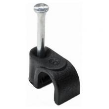 HellermannTyton NC50 - Nail Clip, .2", PP,ST, BK, 100/pkg
