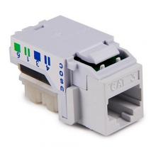 HellermannTyton RJ11FC3-FW - CAT 3,6P6C RJ11 USOC keystone jack,OEWH