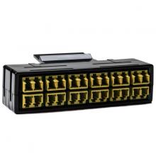 HellermannTyton RNGFAP12DMMKLC8 - RapidNet Adapter Panel 12 DUP,MM-LC GN 1