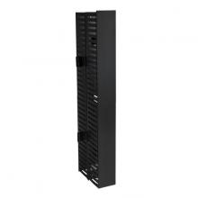 HellermannTyton VWMDC4X5BK - 35" 2-sided, center mnt vrtcl wire mngr