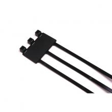 HellermannTyton IT50RT0K2 - IT50RT BLK TRIPLE ID TIE 8"