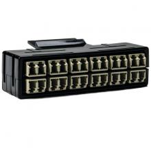 HellermannTyton RNGFAP12DMMLC - RapidNet Adapter Panel 12 DUP,MM-LC BGE