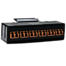 HellermannTyton RNGFAP6DMMKLCB - RapidNet Adapter Panel 6 DUP, MM-LC BN 1