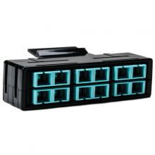 HellermannTyton RNGFAP6DMMQSC - RapidNet Adapter Panel 6 DUP,MM, SC AQ 1