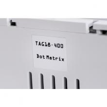 HellermannTyton TAG27-400 - Label 1.5" X .75" WH PET, 4X, 5000/RL