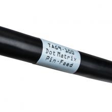 HellermannTyton TAG1-100 - Label DotMtxSelfLam,1.9X.75'X3.19",4X,WH