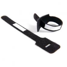 HellermannTyton GT.50X60P2W - 6" BLACK GRIP TIE WITH WHITE WRITE-ON