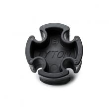 HellermannTyton ISO4X250H1 - ISOLATOR TPV BLACK .250"
