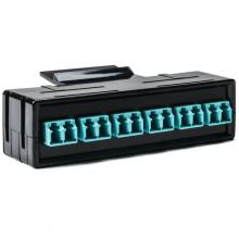 HellermannTyton RNGFAP6DMMQLC - RapidNet Adapter Panel 6 DUP,MM, LC AQ 1